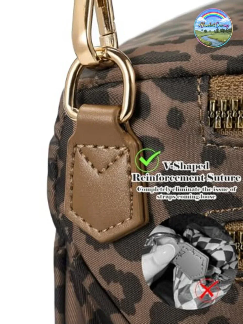 MEISEY Quilted Shoulder Bag - Mini Crossbody Padded Strap